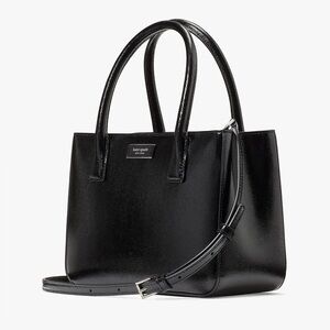 KATE SPADE NEW YORK —LAUREL WAY REESE SATCHEL SAFFINO LEATHER BAG🩷♠️